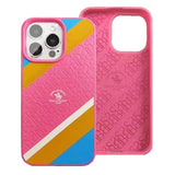 iPhone 13 Santa Barbara Case - Pink Embossed