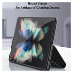Galaxy Z Fold 3 Check Pattern Glass Flip Case