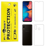 iKare impossible Front and Back Screen Guard for Samsung Galaxy A20