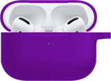 Apple Airpods Silicone Case Purple Colour