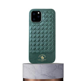 iPhone 12 Mini Ravel Series Genuine Santa Barbara Leather Case green