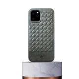 iPhone 12 Mini Ravel Series Genuine Santa Barbara Leather Case grey