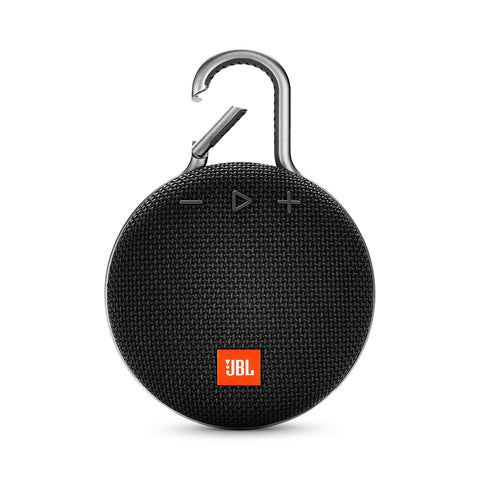 JBL Clip 3 Ultra-Portable Waterproof Wireless Bluetooth Speaker with Mic (Black)