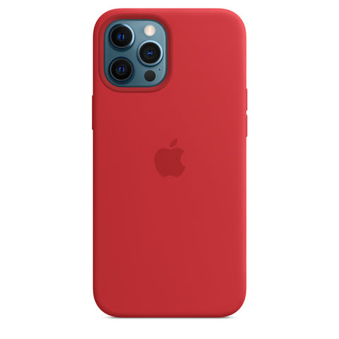 Iphone 12/12 Pro Max Official Silicon Magsafe Case (Red)