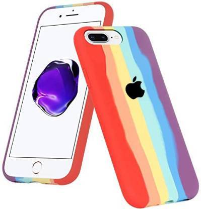 Iphone 6s Rainbow Liquid Silicone Silicon Back Case cover