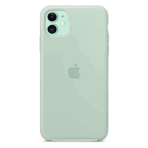 iPhone 13 Silicone Case- Light Green