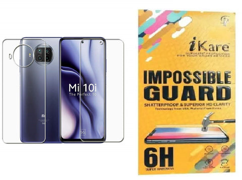 iKare Front and Back impossible Screen Guard for Mi10i
