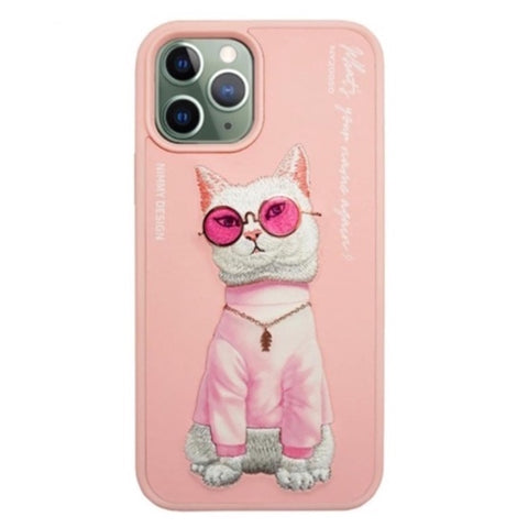 iPhone 13 Nimmy Case - Pink Cool Cat